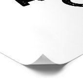 アラビカトコおもしろいーヒアラビカキャットプン ポスター (角)