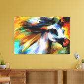 アラビカラフルア馬 キャンバスプリント (インサイチュ (リビング))