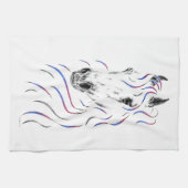 アラビスタイリッシュア馬 キッチンタオル (横)