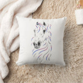 アラビスタイリッシュア馬 クッション (ブランケット)