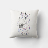 アラビスタイリッシュア馬 クッション (裏面)