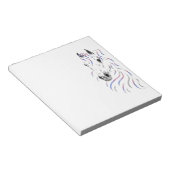 アラビスタイリッシュア馬 ノートパッド (アングル)