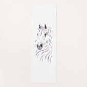 アラビスタイリッシュア馬 ヨガマット (正面)
