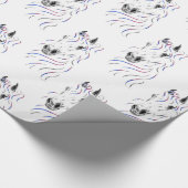 アラビスタイリッシュア馬 ラッピングペーパー (角)