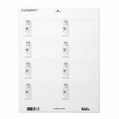 アラビスタイリッシュア馬 ラベル (フルシート)