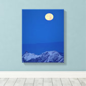 アラビス山脈 |モンブラン範囲 キャンバスプリント (インサイチュ (ウッドフロア))