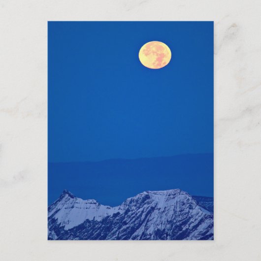 アラビス山脈 |モンブラン範囲 ポストカード (正面)