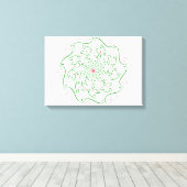 アラビモダンア書道 – サウジ芸術的詩 キャンバスプリント (インサイチュ (ウッドフロア))