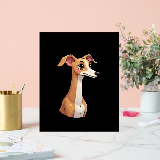 アラビ最高のア・グレイハウンド長袖T-Shiとの生活 アクリルサイン (ウェディング)