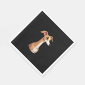 アラビ最高のア・グレイハウンド長袖T-Shiとの生活 スタンダードランチョンナプキン (角)