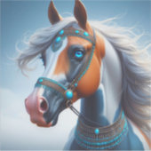 アラビ絵を描アウマ シール (正面)