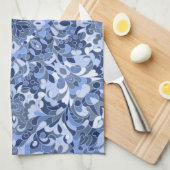 アラビ華美ア豊かな模様 キッチンタオル (四つ折り)