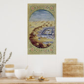 アラファの山々に囲まれたメッカ ポスター (キッチン)