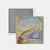 アラファの山々に囲まれたメッカ マグネット (正面/裏面)