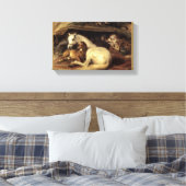 アラブのテント キャンバスプリント (インサイチュ (寝室))