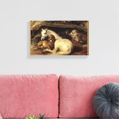 アラブのテント キャンバスプリント (インサイチュ (リビング))