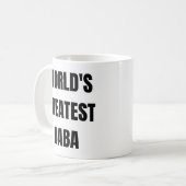 アラブの父への世界一のババの贈り物 コーヒーマグカップ (正面左)