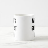 アラブの父への世界一のババの贈り物 コーヒーマグカップ (中央)