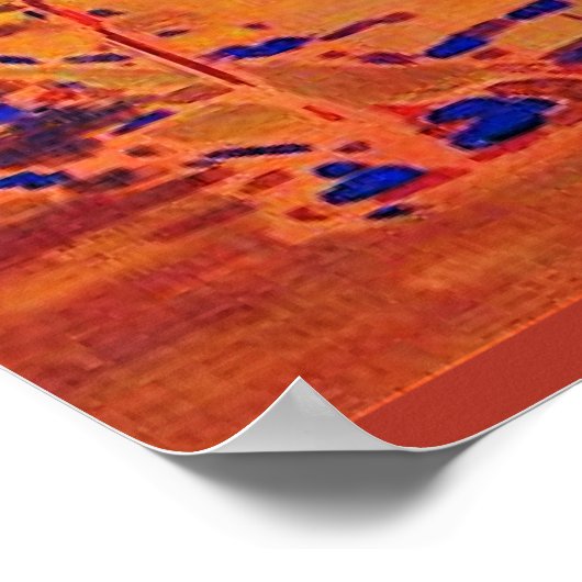 アラブの街はカンディンスキーが ポスター (角)