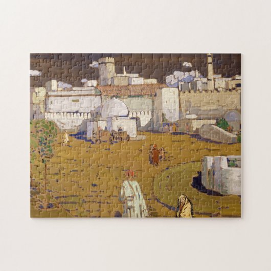 アラブの都市、1905年ワッシリー・カンディンスキー ジグソーパズル (横)