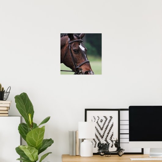 アラブウマとホワイトオン顔ポスター ポスター (ホームオフィス)