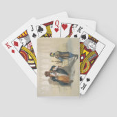 アラブシェイク喫煙、イラストレーション、「ヴァル」 トランプ (裏面)