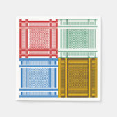 アラブシェマーフスカーフ紙ナプキンス スタンダードカクテルナプキン (正面)