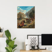 アラブスカーミッシュユージェーンブダンファインアート ポスター (ホームオフィス)