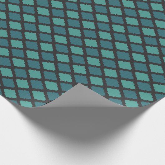 アラブスタイルのモザイクパターン ラッピングペーパー (角)