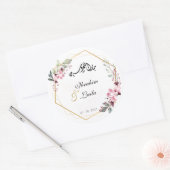 アラブパーソナライズされた結婚式の引き出物シール ラウンドシール (封筒)