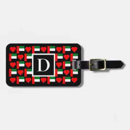 アラブパーソナライズされた首長国統一された首長国連邦国旗のカスタム ラゲッジタグ