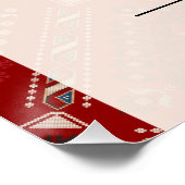 アラブモダンヘナ歓迎の入結婚口サイン ポスター (コーナー)