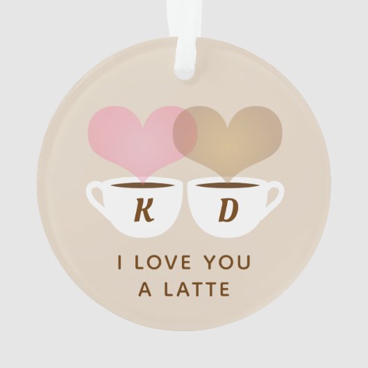 アラブユアラテモノグラムカスタムイニシャル オーナメント (裏面)