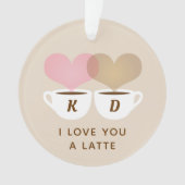 アラブユアラテモノグラムカスタムイニシャル オーナメント (正面)