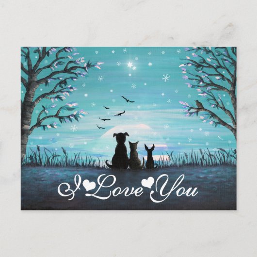 アラブユーウィンタお洒落ーサンセット ポストカード (正面)