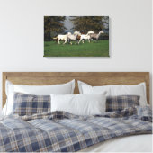 アラブランニングスのフィールド キャンバスプリント (インサイチュ (寝室))