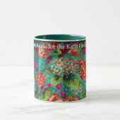 アラブリーフィリップジェイコブスバラとアジサイ・マグ マグカップ (中央)