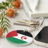 アラブ民主共和国国旗 キーホルダー (正面右)