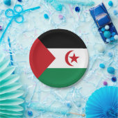 アラブ民主共和国国旗 ペーパープレート (パーティー)