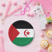 アラブ民主共和国国旗 ペーパープレート (パーティー)