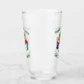 アラブ統一された首長国アイルランド系アメリカ国旗のシャムロック タンブラーグラス (左)