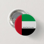 アラブ統一された首長国ボタン、愛国的なアラブ首長国連邦国旗 缶バッジ (正面&裏面)