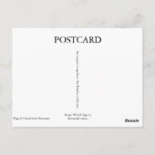 アラブ統一された首長国動揺して首長国連邦国旗 ポストカード (裏面)