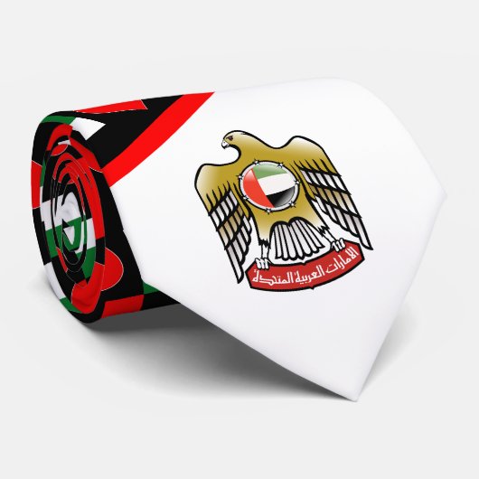 アラブ統一された首長国連邦国旗とコート ネクタイ (ロール)