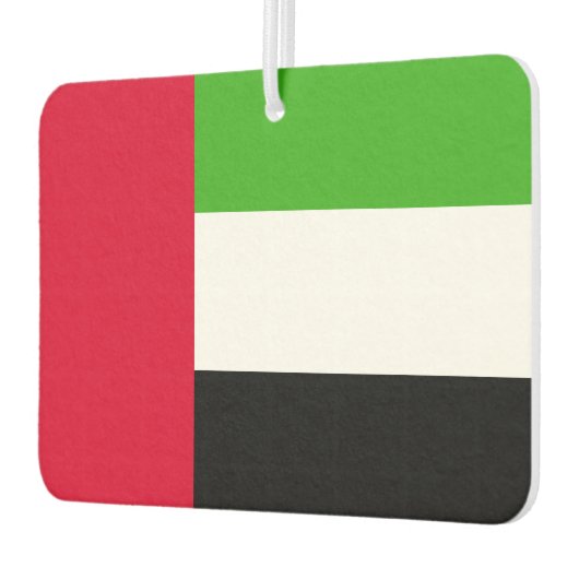 アラブ統一された首長国連邦国旗 カーエアーフレッシュナー (左)