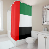 アラブ統一された首長国連邦国旗 シャワーカーテン (インサイチュ)
