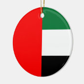 アラブ統一された首長国連邦国旗 セラミックオーナメント (左)