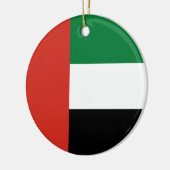 アラブ統一された首長国連邦国旗 セラミックオーナメント (左)