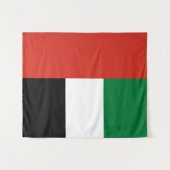 アラブ統一された首長国連邦国旗 タペストリー (正面(横))
