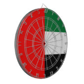 アラブ統一された首長国連邦国旗 ダーツボード (正面左)